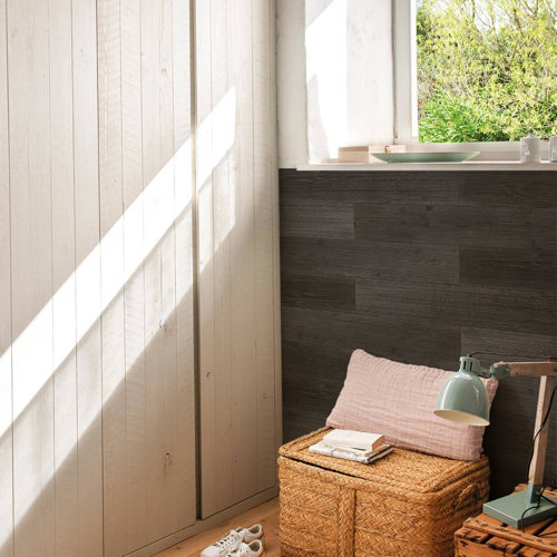 Colamo 5.43" x 35.43" Peel and Stick Planks Wall Paneling Wayfair